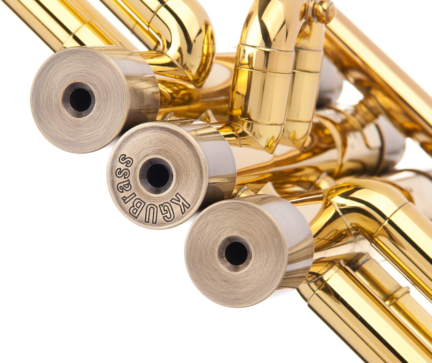 Trumpet Trim Kit for improving the sound. For all Yamaha & Stomvi trumpet. Custom made KGUBrass (HEAVY, Antique Bronze Lacquer)