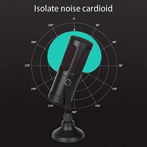 Microphone,Condenser Computer PC Mic,Plug&Play Gaming Microphones Recording Condenser Microphone