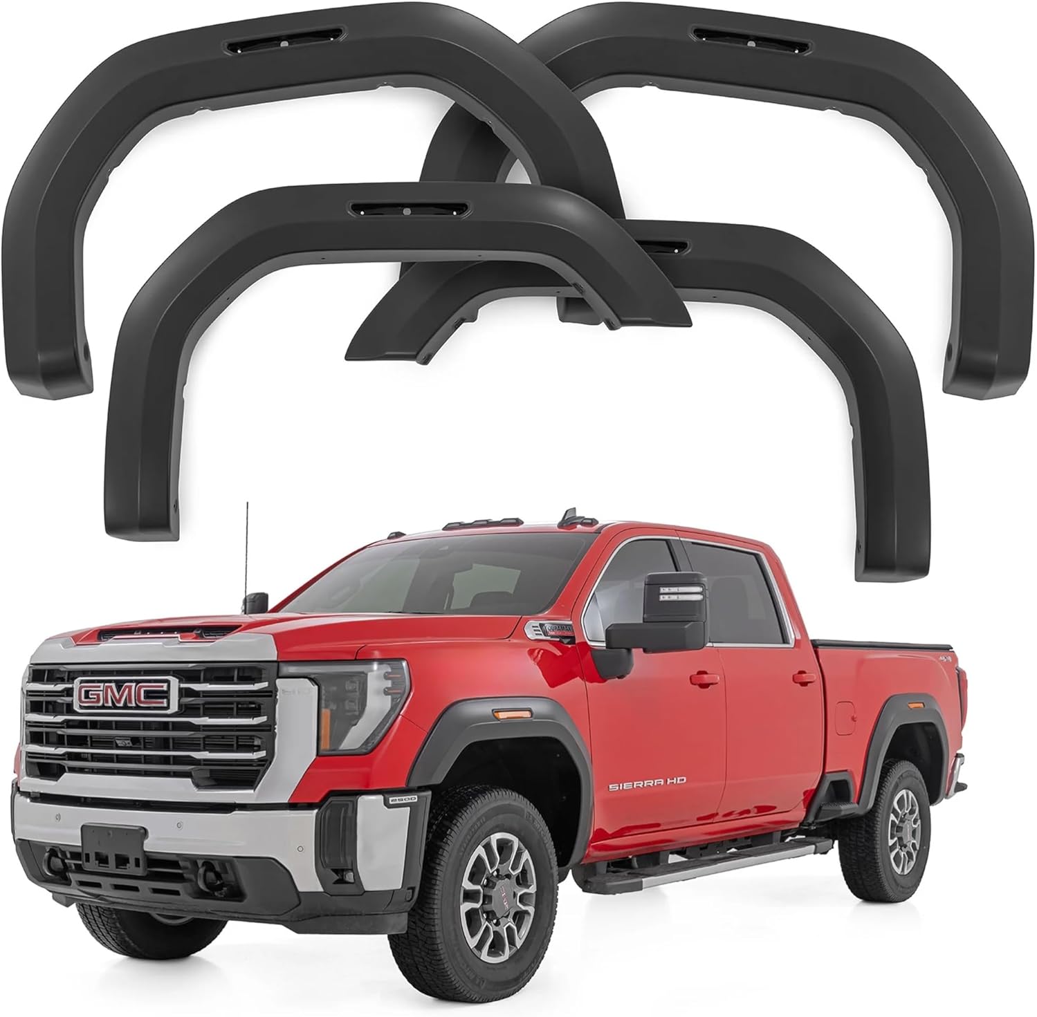 Rough Country Sport Fender Flares for GMC Sierra 2500HD/3500HD (2020-2025) - 6.5