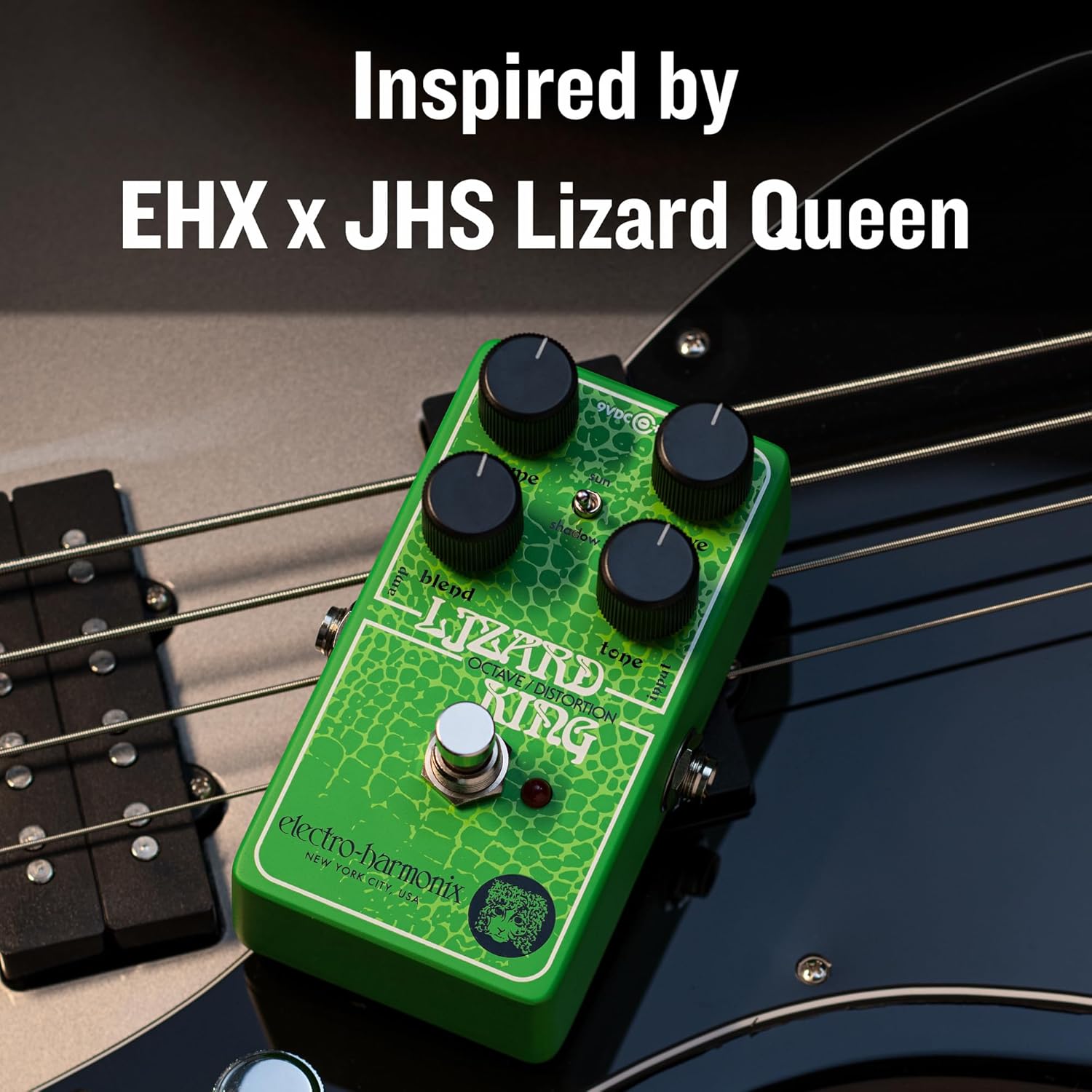 Electro-Harmonix Lizard King Bass Octave Fuzz Pedal