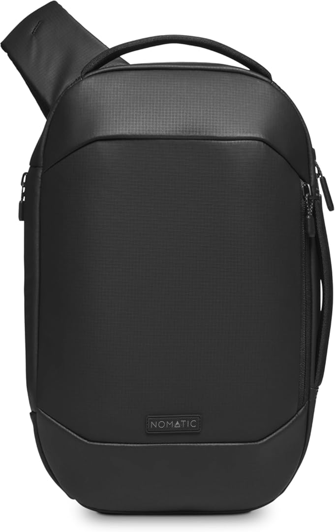 NOMATIC Navigator RS Sling 10L - Slim & Lightweight Crossbody, Everyday Fanny-Pack, Anti-Theft Sling - Water Resistant & Everyday Minimalist Carry Bag - Black