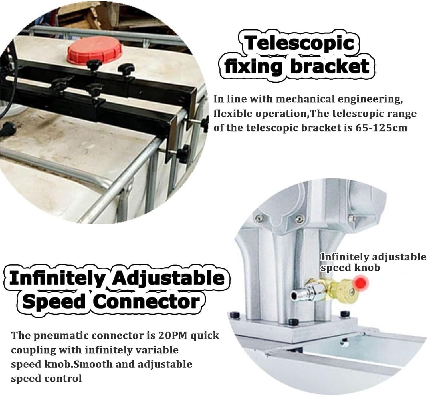 Commercial Barrel Drum Stirrer,Paint Stirring Machine,3280W Electric Tank Mixer Machine with Support Hanger,Paint Mixing Equipment for Ink Dissolver Agitator