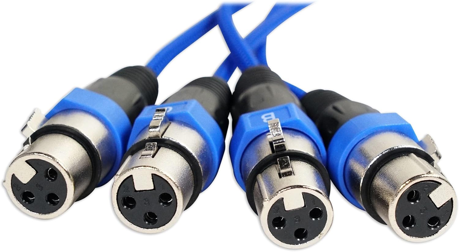 Rockville SX1650 16 Channel 50 Foot XLR Snake Cable, 100% OFC, Double Shielded, Labeled and Numbered, Heavy-Duty Stage Box for Live Sound and Studio