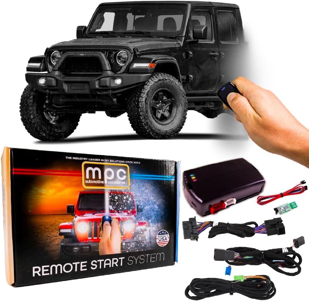 MPC Remote Start Compatible with 2020-2025 Gladiator |Gas/Diesel| |Push to Start| Plug-n-Play - Uses Factory Key