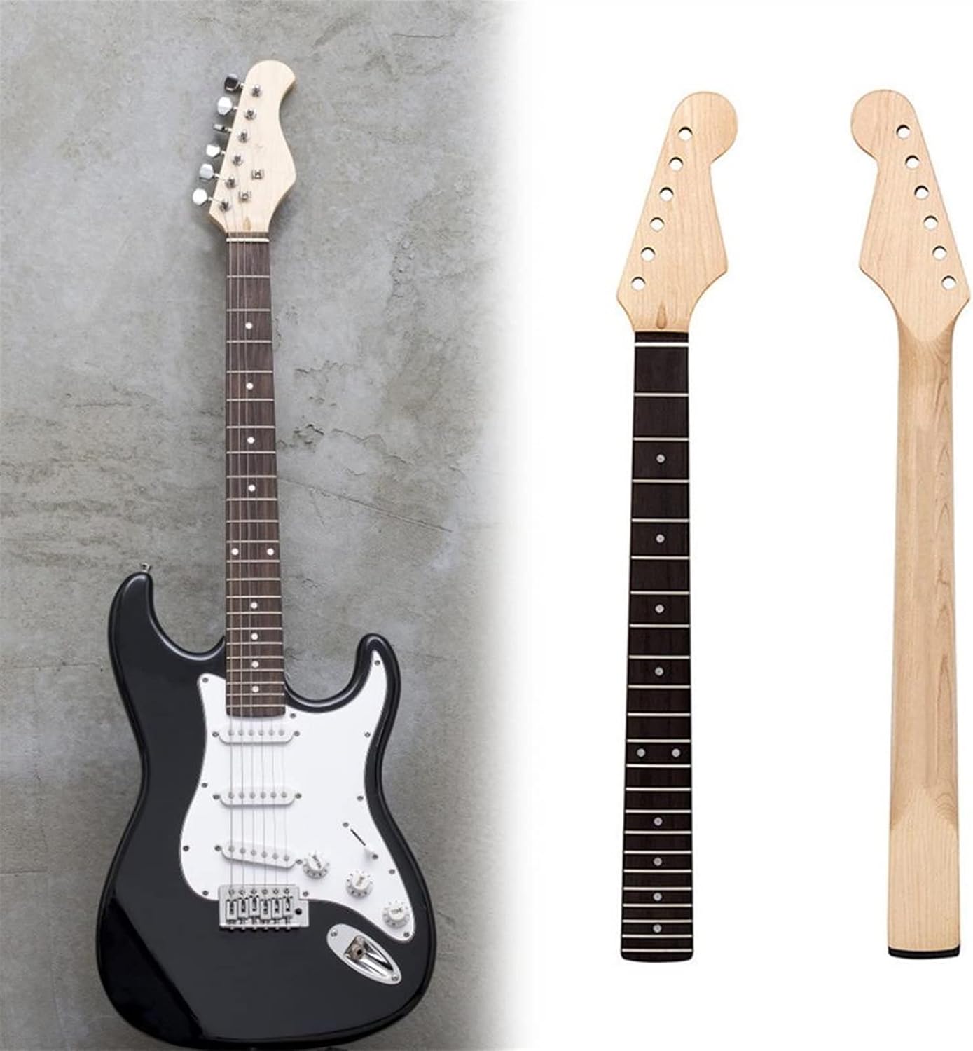 22 Fret Electric Guitar Neck Maple Neck with Rosewood Fingerboard for ST Electric Guitar Electric Guitar Neck