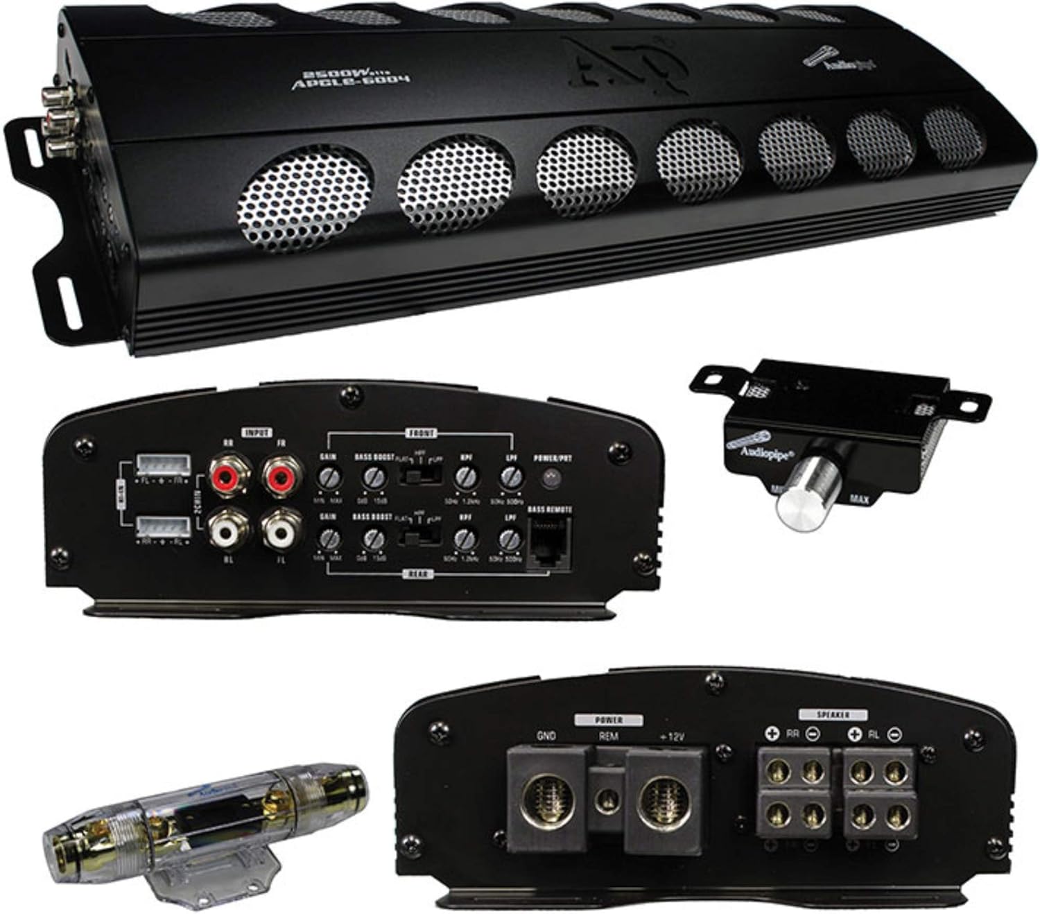 Audiopipe APCLE-6004 2500 Watt 4 Channel Car Amplifier