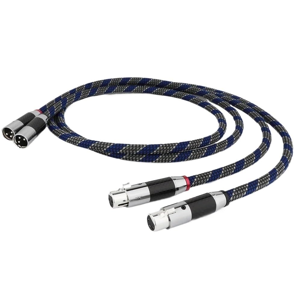 Premium Copper XLR to XLR Male to Female Audio Cable for Amplifier DAC - Enhanced Sound Quality(X404XR1801,2m)