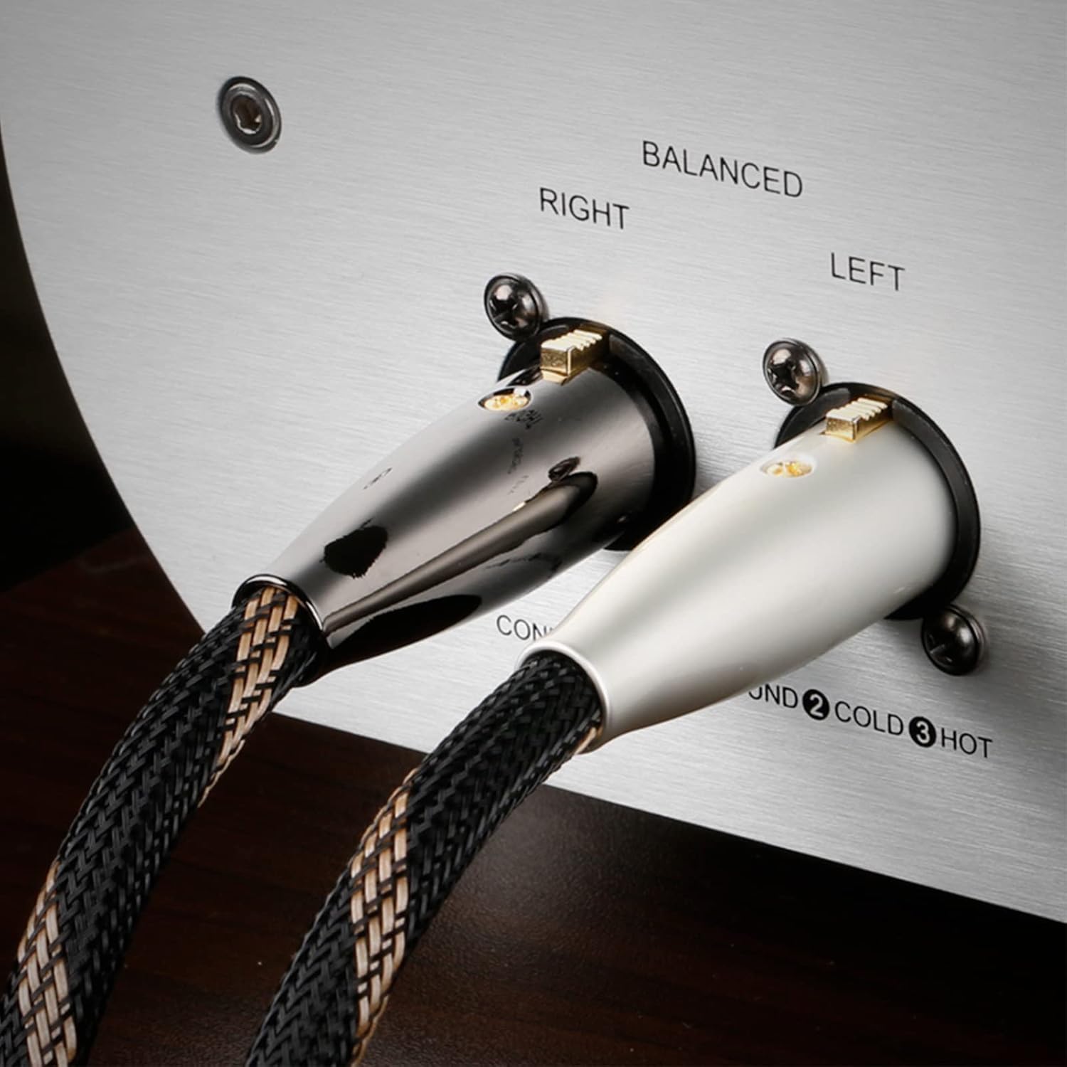 SKW A Pair Balanced XLR Male to XLR Female 3 PIN Microphone Cable 3.2ft/1M (2 Cable)