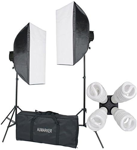 1600 WATT H9004S Digital Photography Continuous Softbox Lighting Studio Video Portrait Kit H9004S