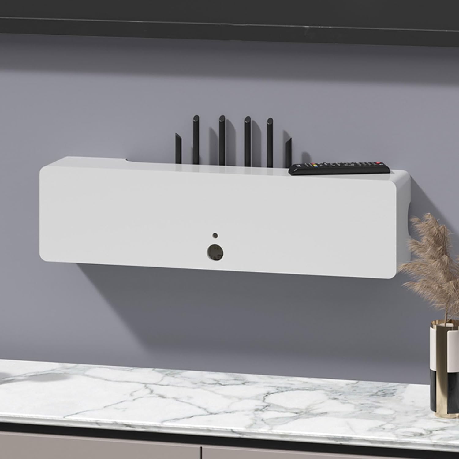 WiFi Router Set top Box CD DVD Players Cable Box Toy Storage Cabinet Wall Mounted TV Cabinet Wall Shelf Floating TV Shelf Game Console TV Stands TV Unit TV Bracket Wall Mount Corner Shelves