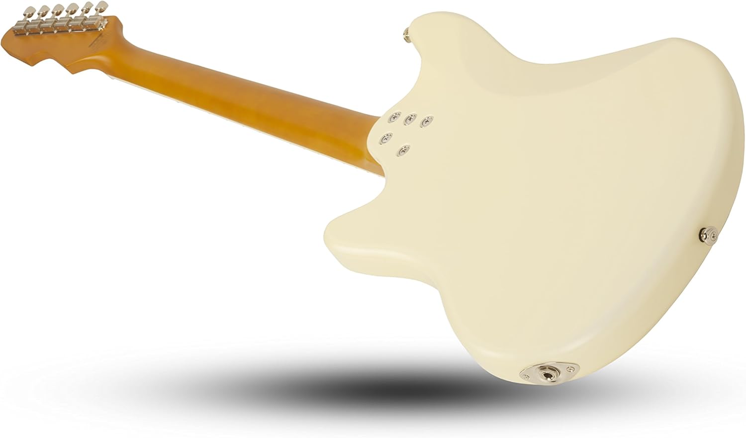 Schecter 6 String Solid-Body Electric Guitar, Ivory Pearl (294)