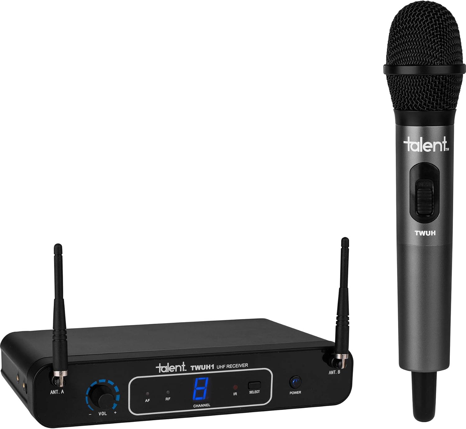 Talent TWUH1 Wireless UHF Handheld Microphone System