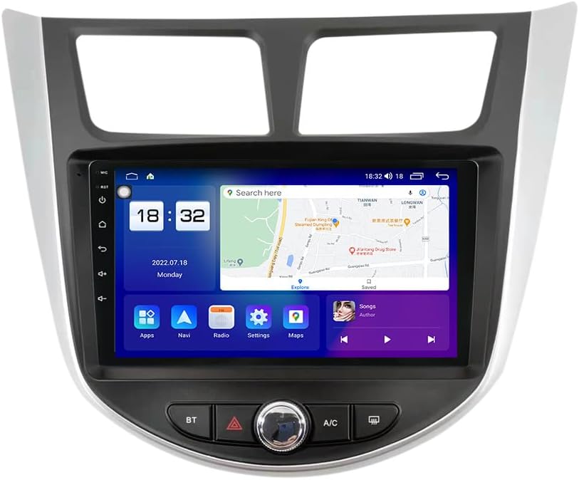 Car Stereo Radio for Hyundai Verna 10-16…