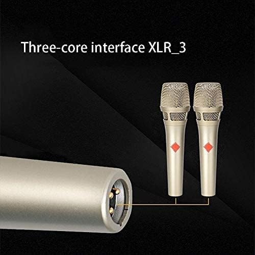 Microphone with On and Off Switch,Dynamic Handheld Mic Compatible Recording Condenser Microphone