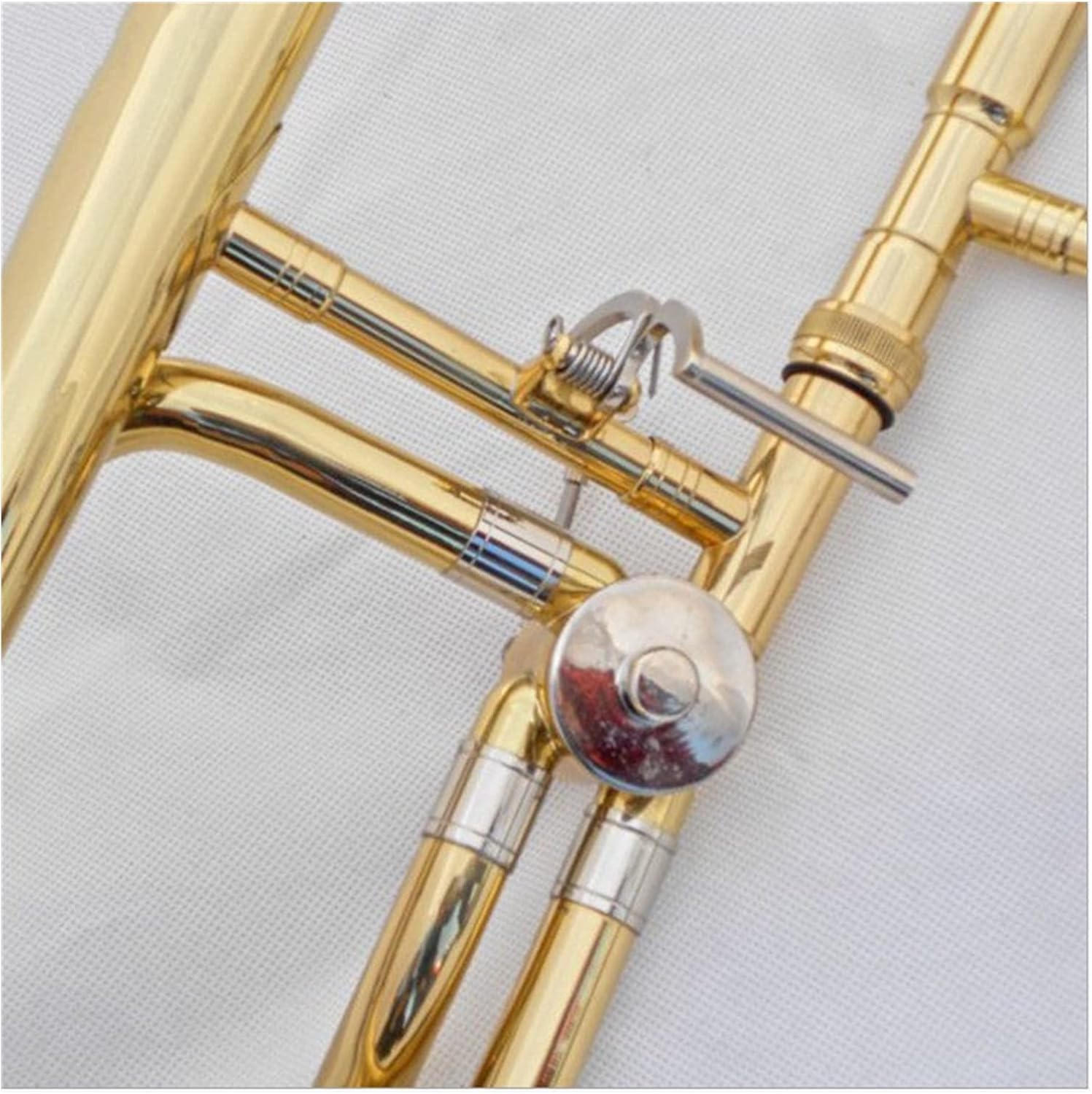 Student Trombone Trombone Tenor Bb/F Key Great Technique Sound Professional Brass Body Trombone Kit