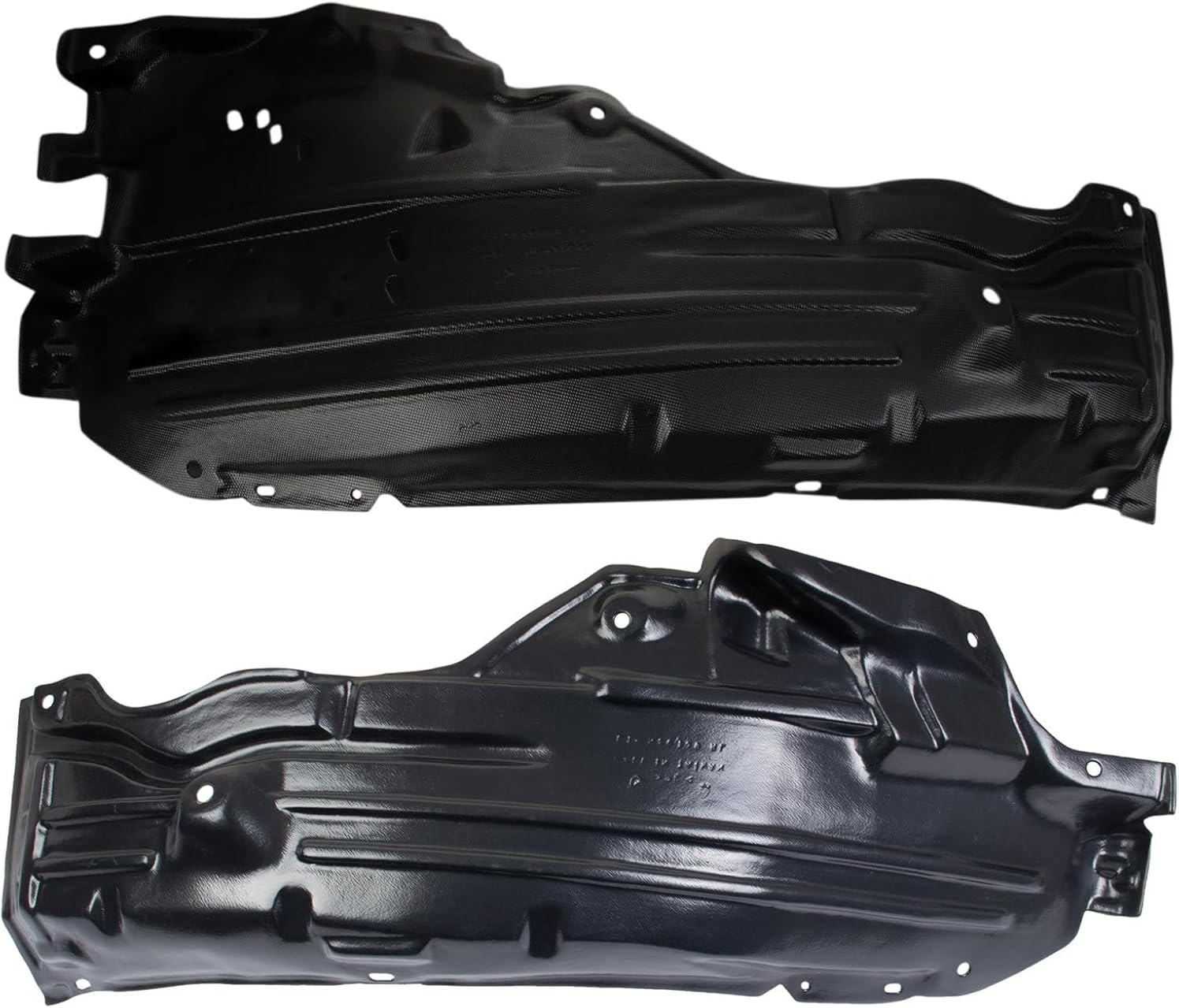 TRQ Front Inner Fender Liner Set Driver & Passenger Side IN1250104 IN1251104 Compatible with 2006-2010 INFINITI M35 M45