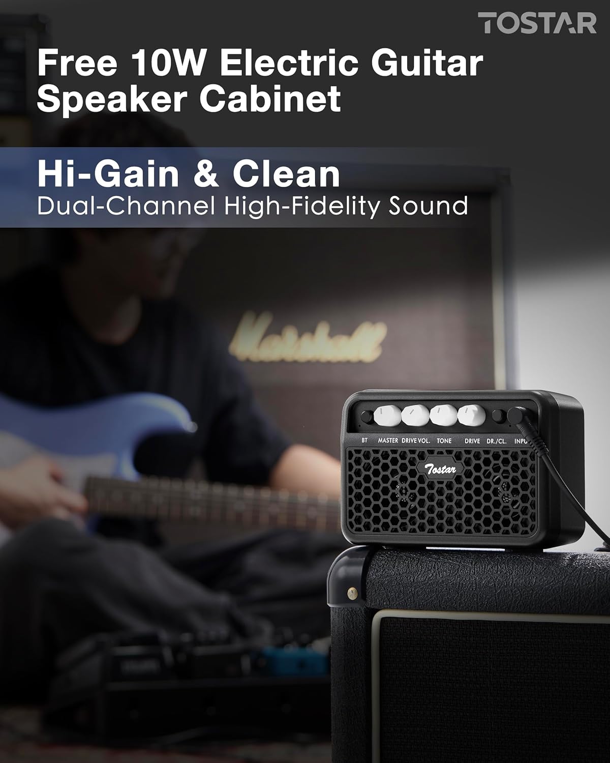 Tostar Electric Guitar Kit with Amp, 39