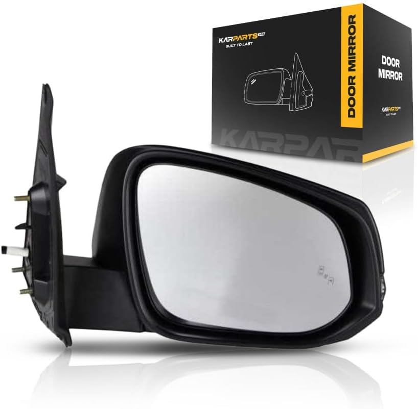 For Toyota Tacoma Door Mirror 2016 17 18 19 20 2021 Passenger Side | Power | Heated | w/Signal Light | Paint To Match | Replacement For TO1321350 | 87910-04240