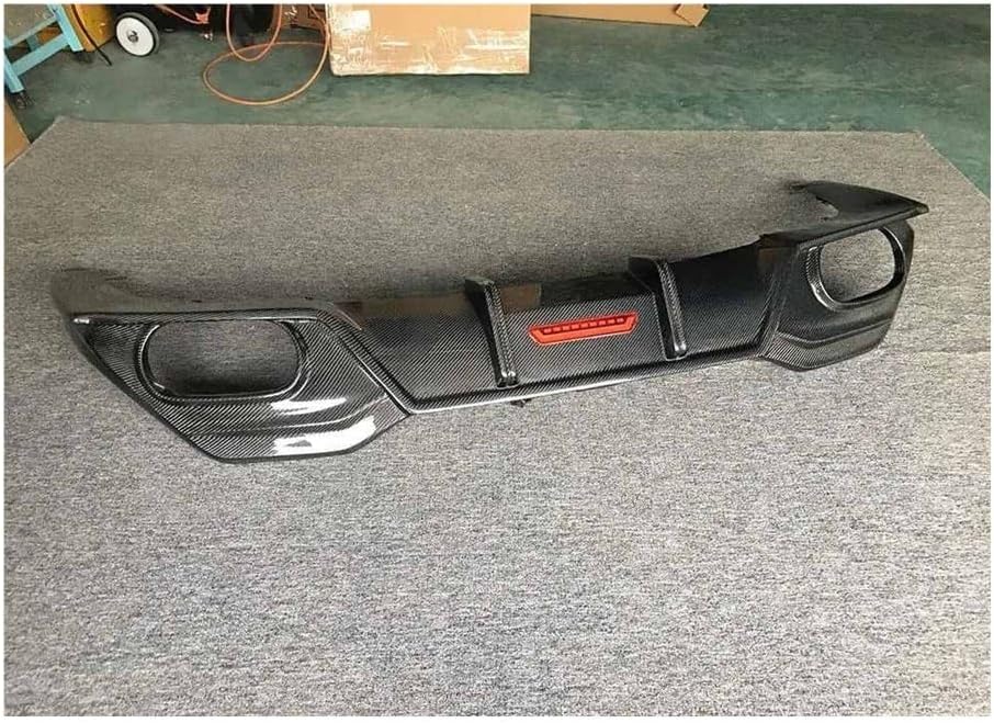 Car Bumper Rear Lip Diffuser Spoiler Compatible for BMW 840i G14 G15 G16 8 Series 2019 2020(Dry Double Carbon Fiber)