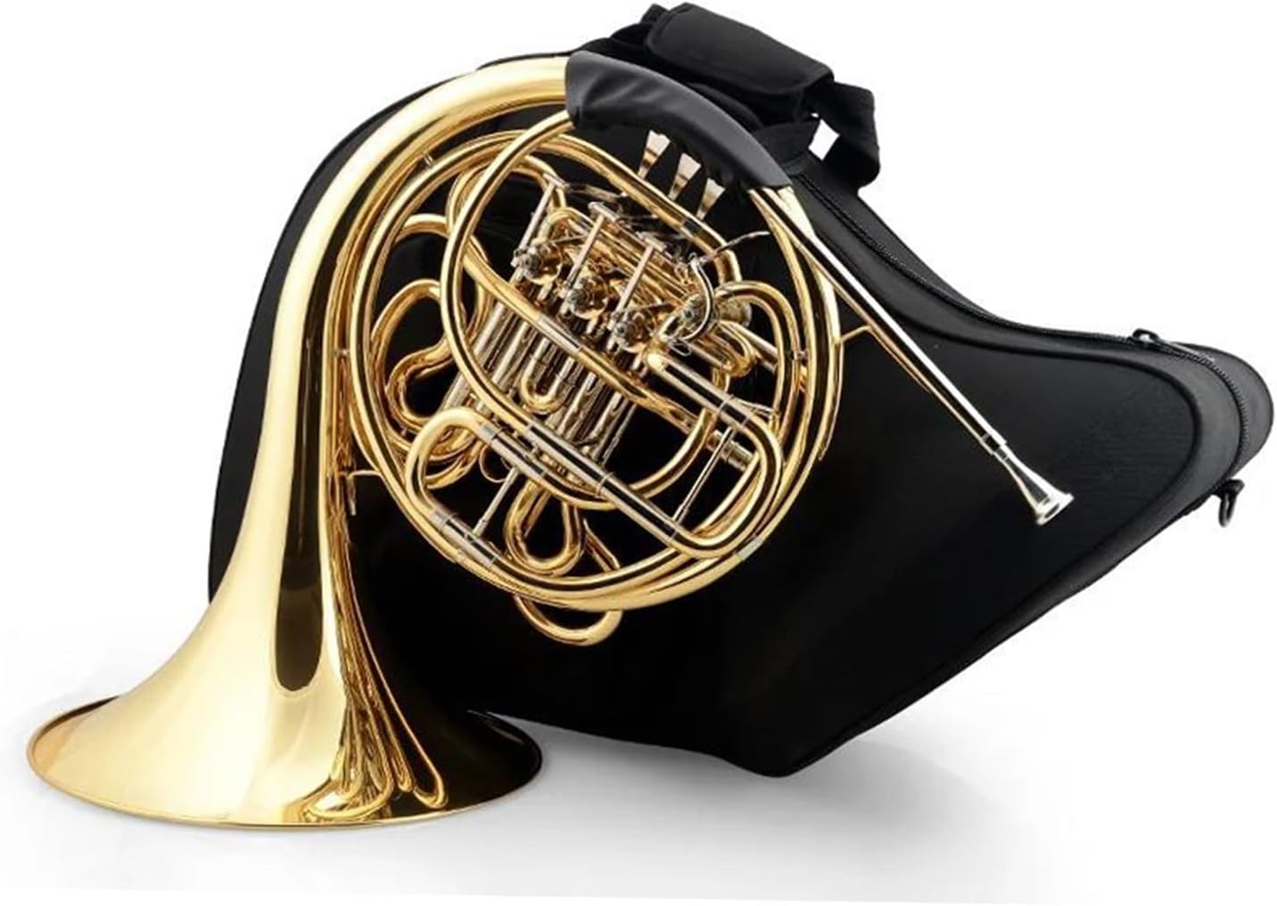 4 Key French Horn Professional Double Row French Horn F Bb 4 Keys Brass Material