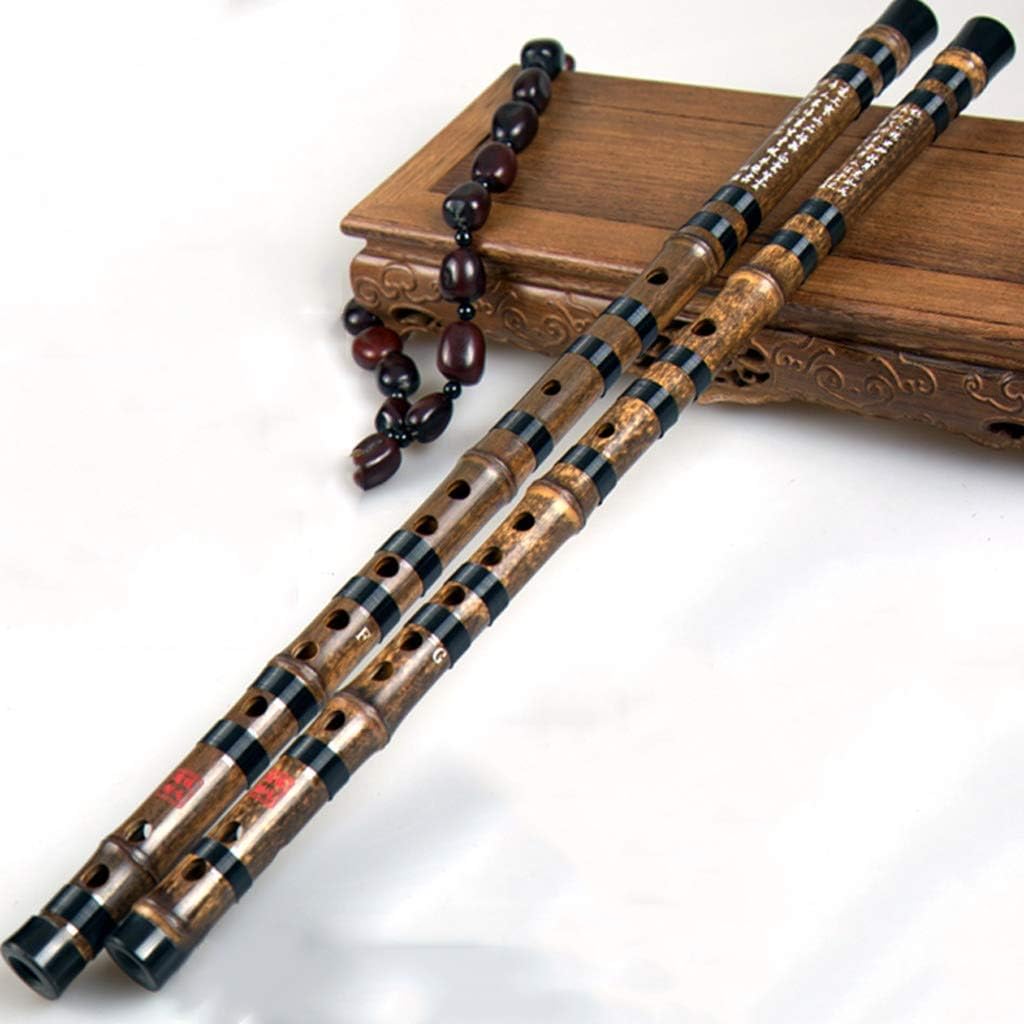 Flute Bamboo Flute Professional Transverse Bamboo Bass Flutes Woodwind Musical Instruments Bamboo Flute C Flute Musical Instrument (Color : C)