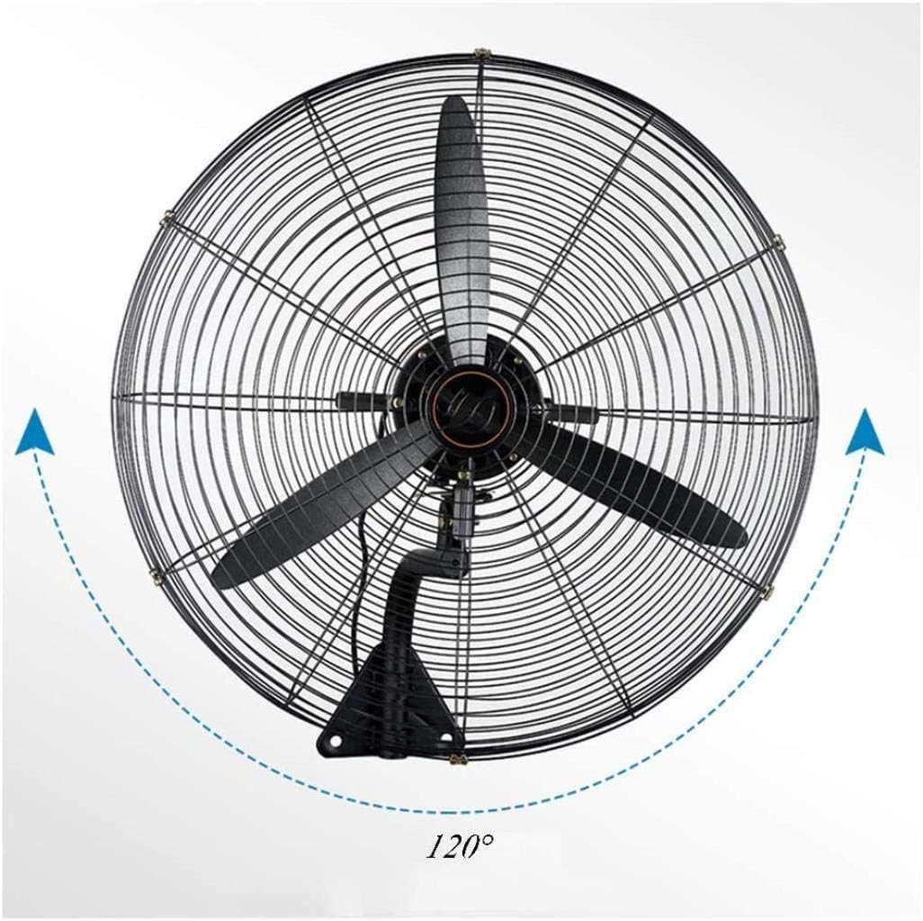 Residential Wall Mount Industrial Wall-Mounted Fan Air Cooling Fan with Remote Control, High-Speed Three-Speed Adjustable, Rotary Oscillation, for Commercial Industry,780mmx750mm ( Size : 780mmx750mm