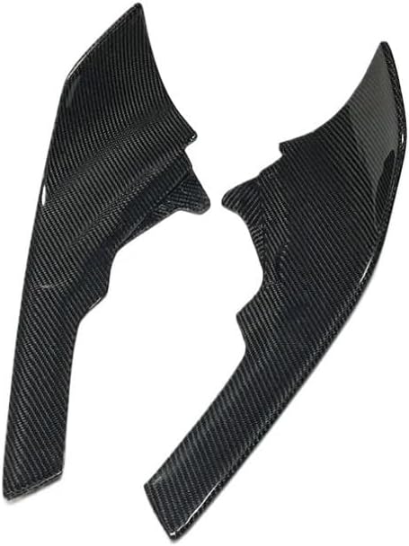 Real Carbon Fiber Car Front Bumper Lip Splitter Side Cover Compatible with BMW F87 M2 M2C Air Vent Kit Spoiler Corner Guard Trim FRP(Forged Carbon)