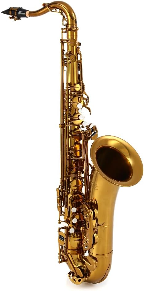 BetterSax Classic Tenor Saxophone - Professional-Grade Instrument with Dark Gold Lacquer Finish - Complete Kit for Beginners and Pros - Includes Mouthpiece, Neckstrap, and Durable Case