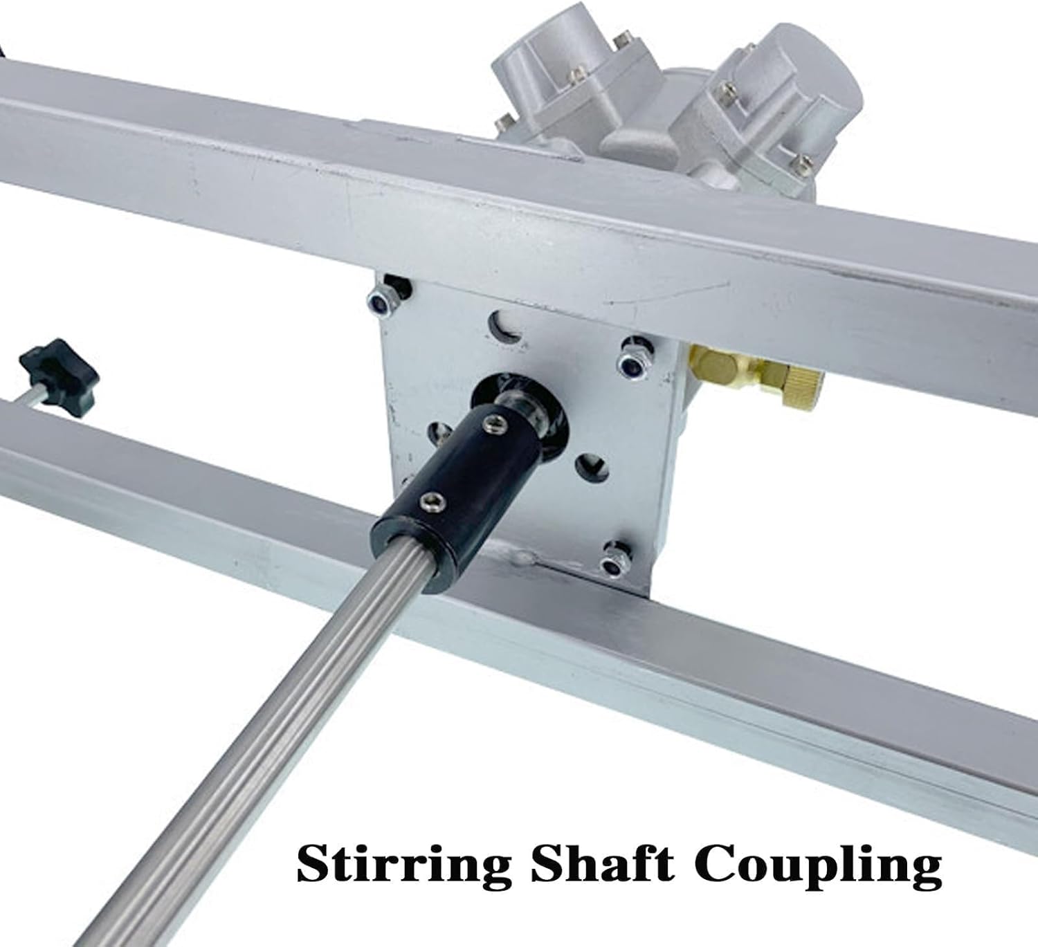 0-1800 RPM Pneumatic Paint Mixer Pneumatic Agitator, 3/4HP Paint Stirring Machine, with Adjustable Support Hanger for Ink Dissolver Agitator