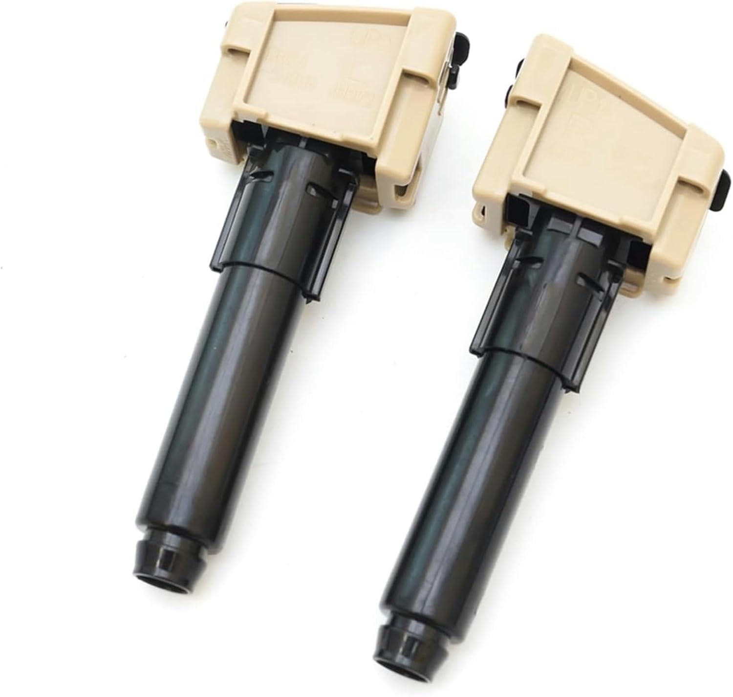 Car Headlight Washer Nozzle 2Pcs Car Headlight Washer Nozzle Headlamp Cleaning Jet Pump Head Light Water Sprayer OEM No. Bht4-51-82Y / Bht4-5182X