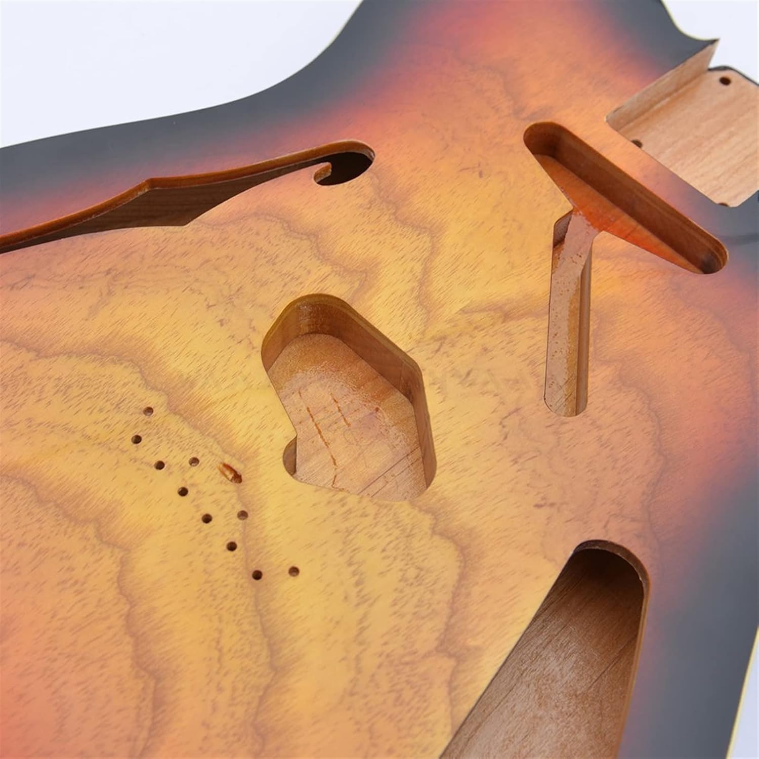 FLFL Alder Wood Guitar Body for TL Guitar Finished Guitar Body Replacement Unfinished Guitar Kit