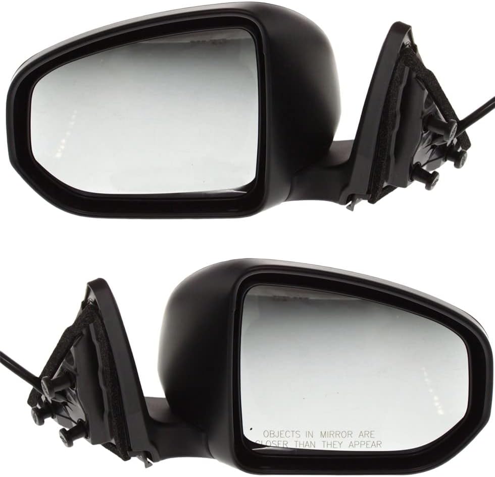 Garage-Pro Driver & Passenger Side Power Heated Mirrors for Nissan 370Z 2009-2020 Paintable