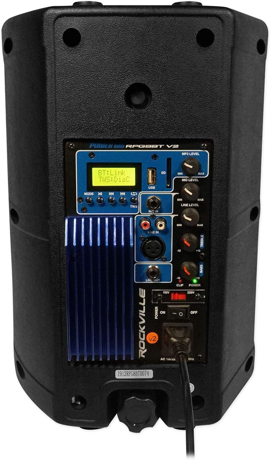 Rockville RPG8BT V2 Bundle: (2) 8