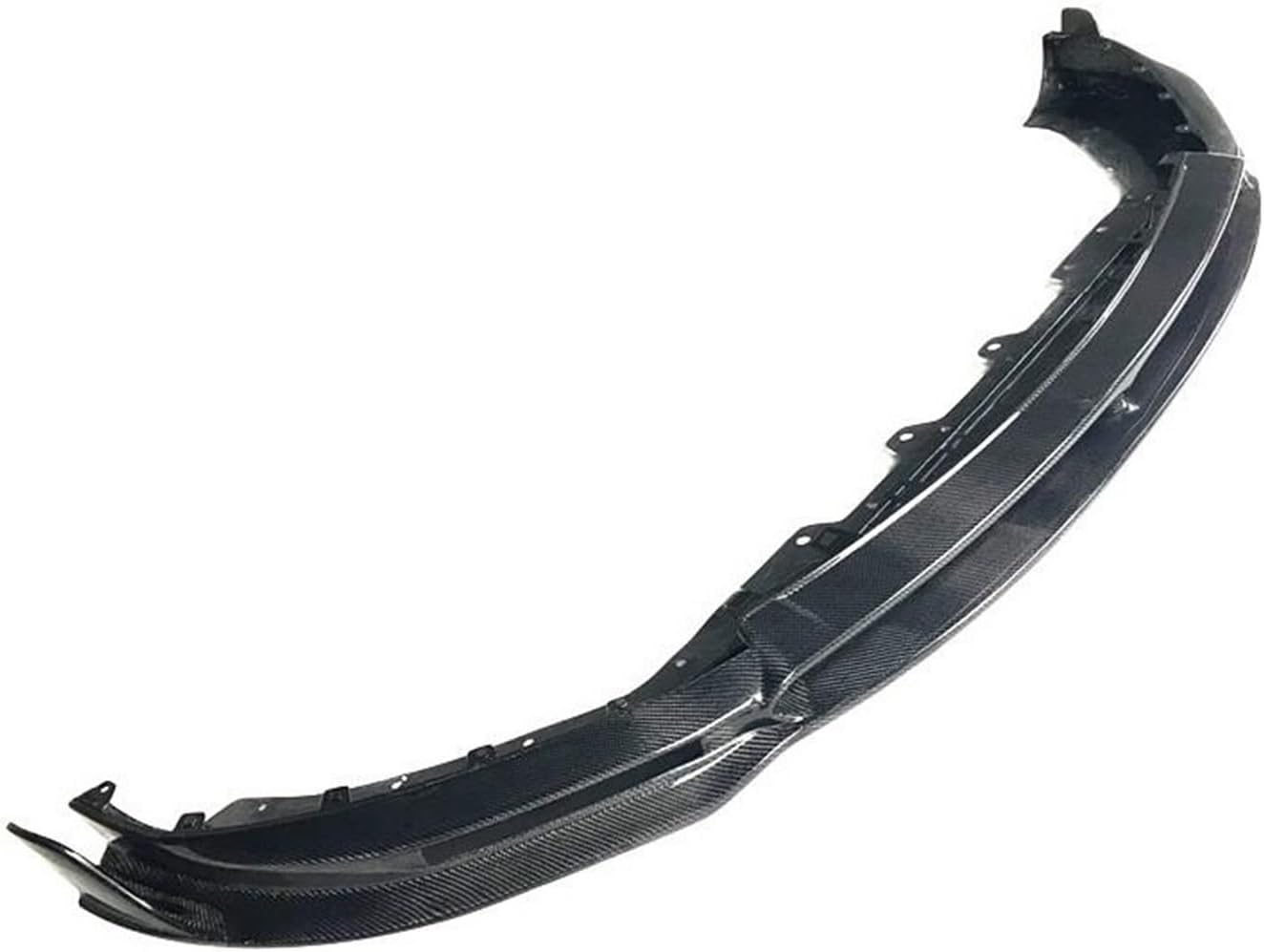 Car Front Bumper Lip Splitters Carbon Fiber Compatible For Maserati Levante Sport Utility 4-Door 2016-2019 Front Lip Spoiler Chin Protector