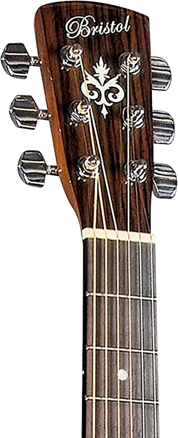 Bristol by Blueridge BD-16 Dreadnought Acoustic Guitar – Spruce Top, Mahogany Back & Sides, Chrome Tuners, Full-Range Tone