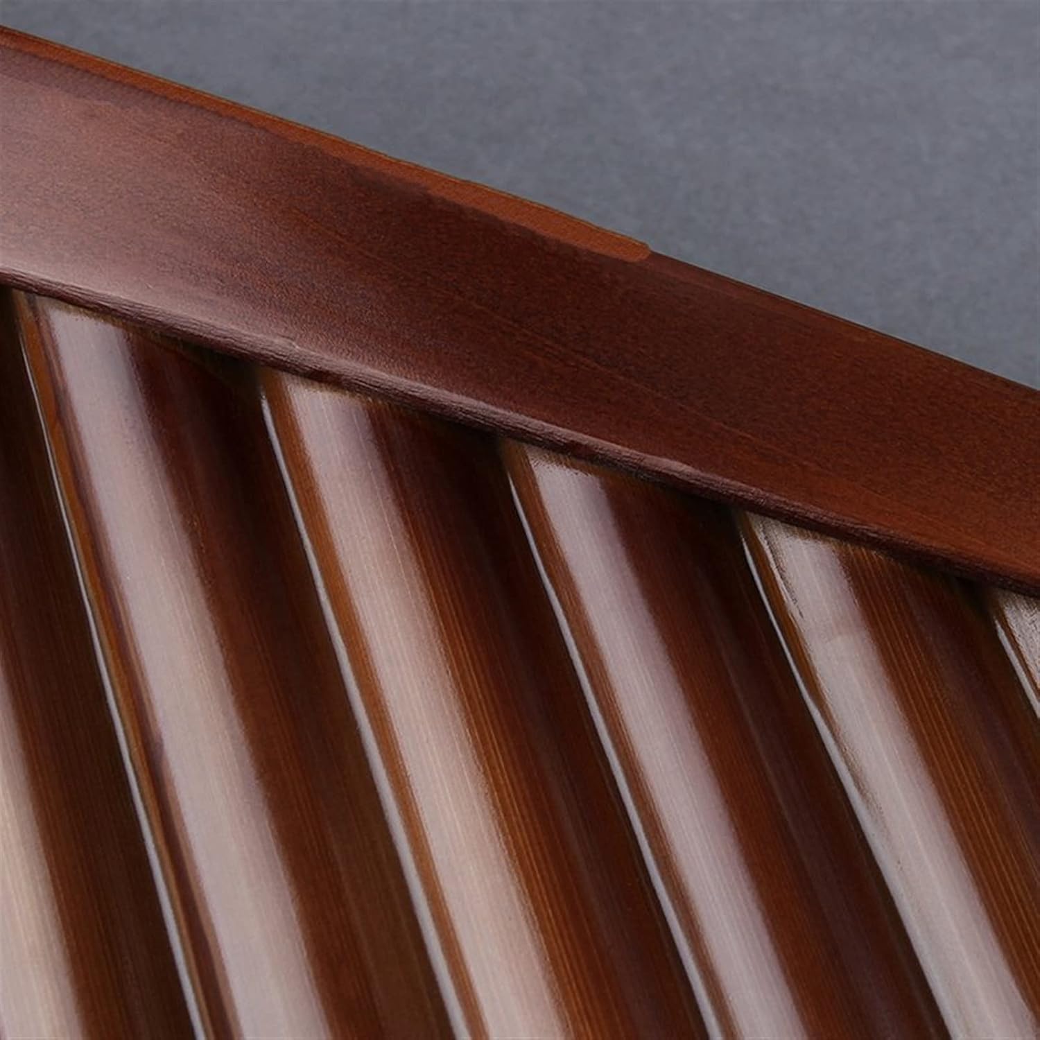 22 Pipes Pan Flute C Key Woodwind Instrument Chinese Traditional Musical Bamboo Handmade (Color : Right)