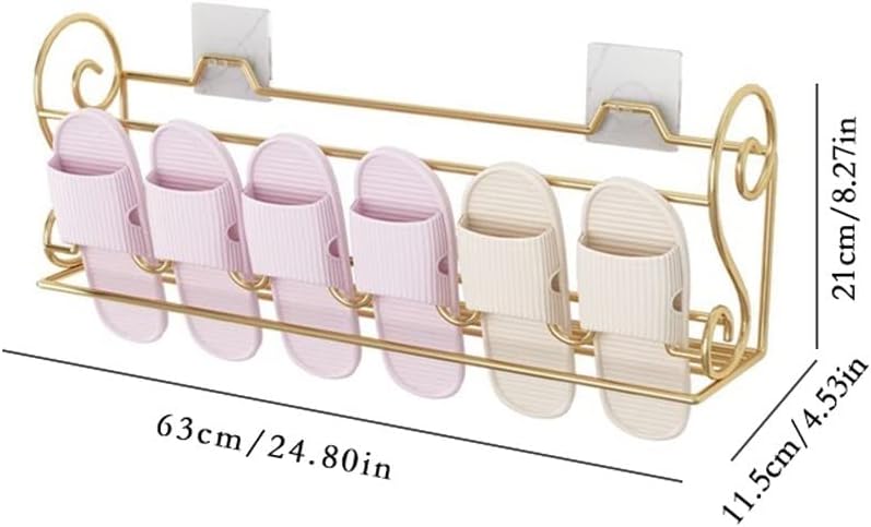 Shoe Bench Shoe Rack, Free Standing Shoe Racks Shoe Closet Wrought Iron Shoe Rack, 2 Tier Wall Mount Shoe Rack, Space Saving, Small Shoe Storage Organizing Rack Shoe Rack (Color : A)