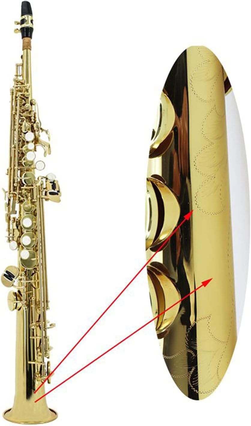 Saxophone Straight B Flat Straight Pipe Soprano Saxophone Beginner Professional Playing Level Straight Wind Instrument