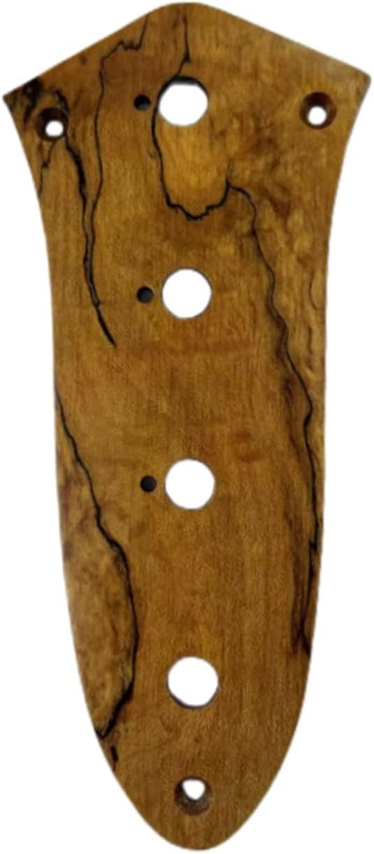 Electric Guitar Pickguard 10 Holes 5 String Electric Guitar Bass Guitar Pickguard Pick Guard with Control Plates Scratch Plate Accessories (Color : 03)