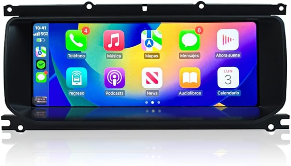 10.25 Inch Android Car Radio Dual System Upgrade for Land Rover Range Rover Evoque L551 L538 2012-2016 Auto Stereo Receiver Multimedia Player GPS Navigation 4G WiFi Carplay 4+64GB (Bosch Host)