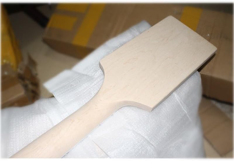 20 Frets Paddle Headstock DIY Maple Electric Bass Guitar Neck Rosewwood Fingerboard Inlay Block Guitar Accessories Parts