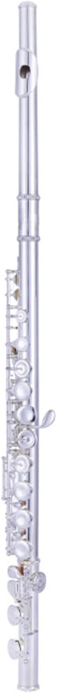 Flute Set Flute Wind Instrument White Copper Alloy Body C Key Silver Plated 16 Closed Hole French Keys