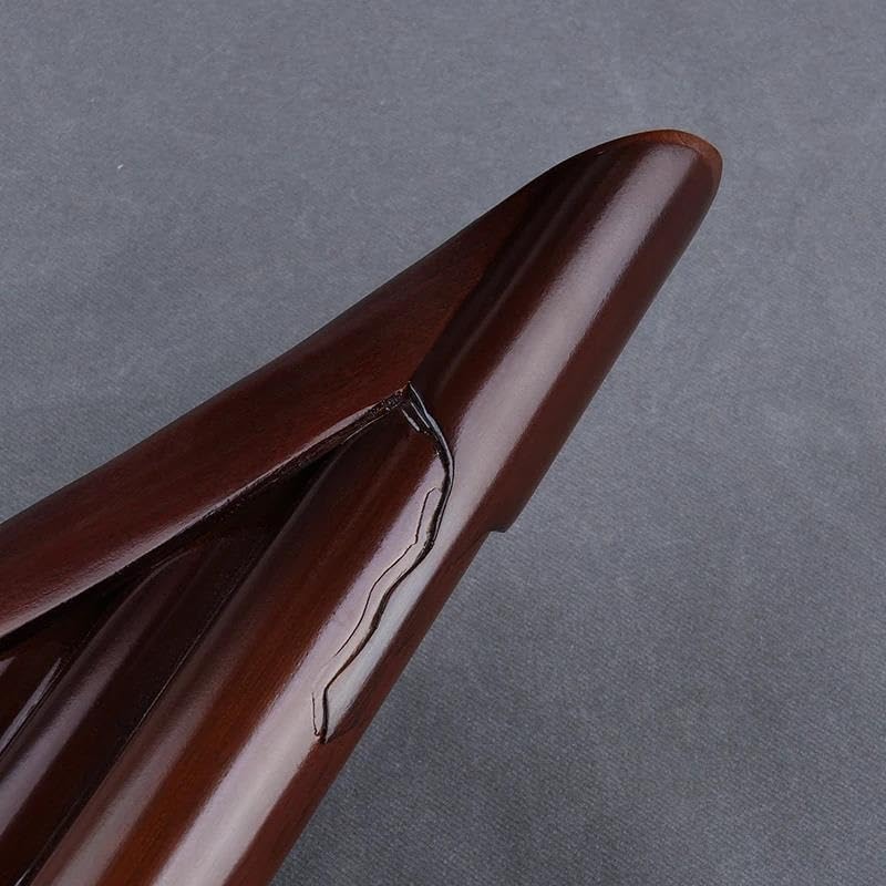 22 Tubes C Key Brown Pan Flute Panpipes Folk Woodwind Musical Instrument (Color : 22-C-LEFT)