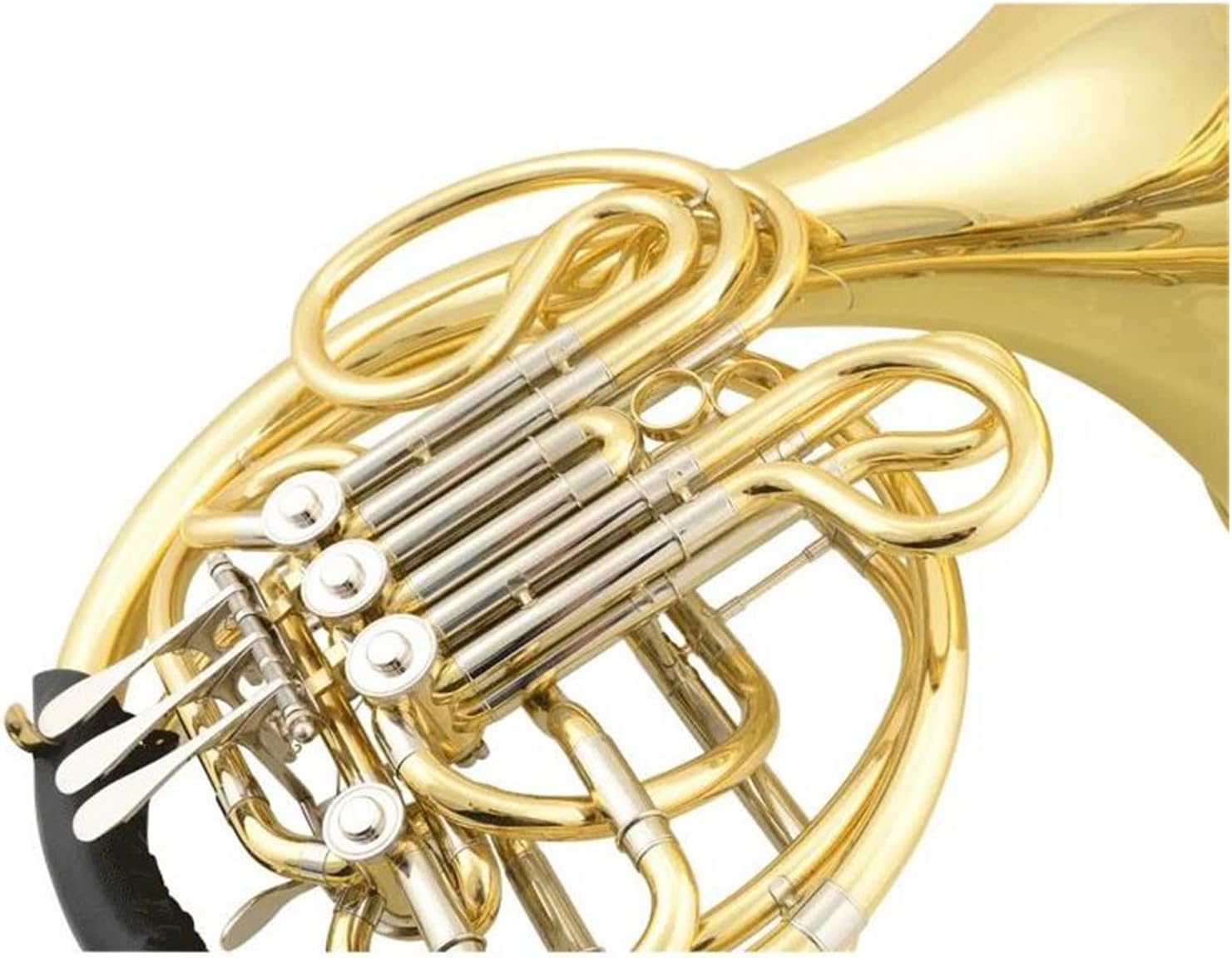 4 Key French Horn Professional Double Row French Horn F Bb 4 Keys Brass Material