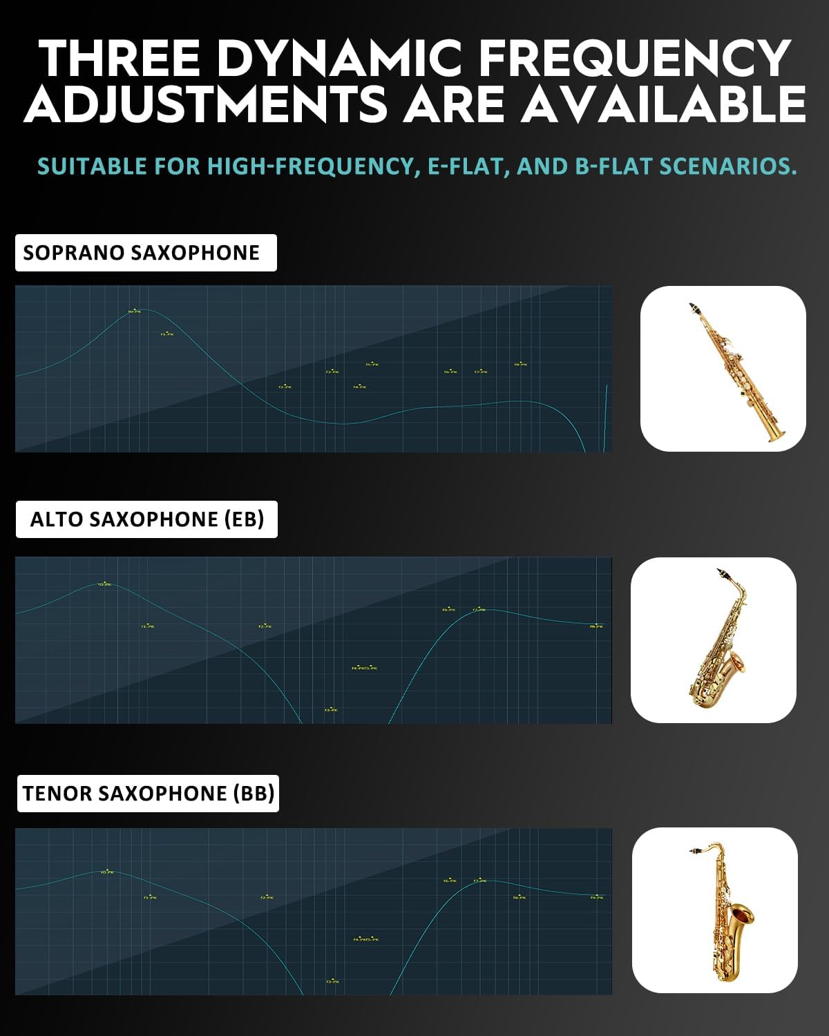 STRICH UHF Rechargeable Wireless Instrument Microphone System with Clip-on Transmitter & Receiver, 99ft Range, Reverb OTG Recording, for Trumpet, Trombone, Saxophone & Brass Instruments
