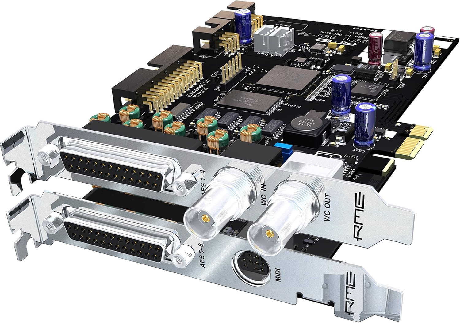 RME HDSP AES-32 PCI express audio interface 16 in, 16 out
