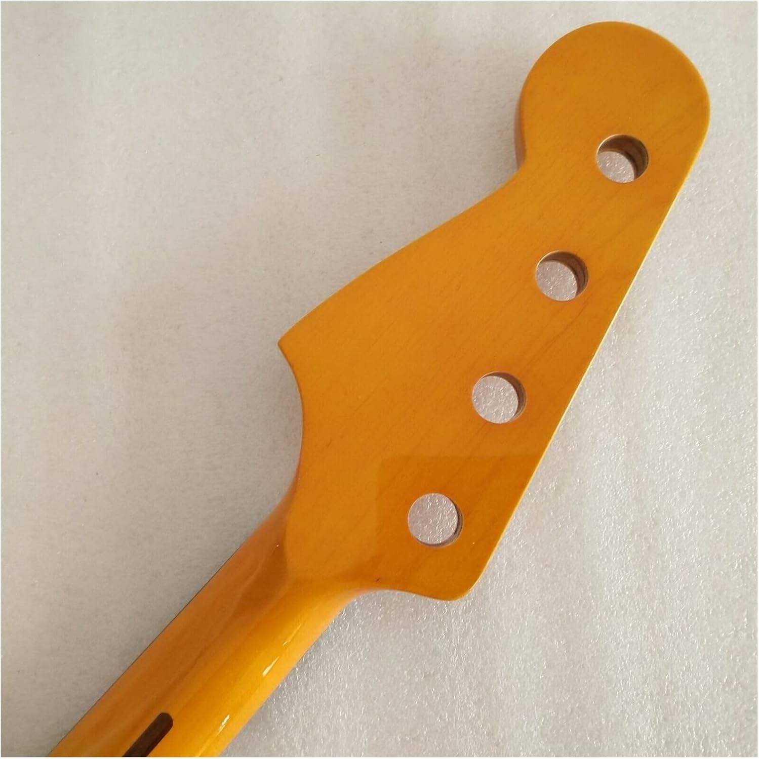 DIY Guitar Neck Maple 20 Fret Bass Guitar Neck Replacement 4 String Maple Fingerboard 38mm Nut Guitars Parts