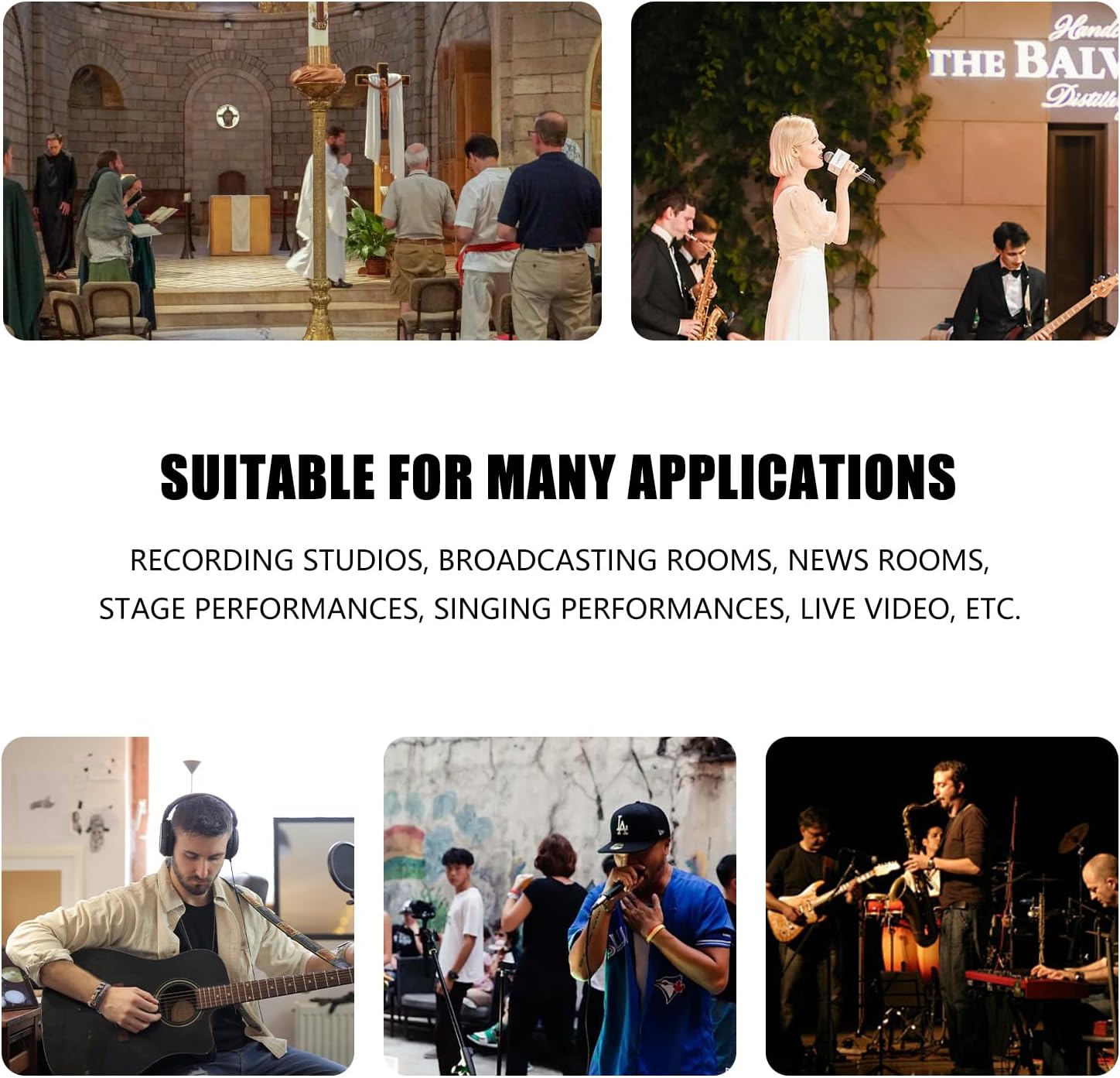 Professional Audio Mixer, 6 Channel Mixer Sound Board Mixer DJ Mixing，Equipped With 48v Phantom Power USB Recording Bluetooth MP3 Player, Studio Audio Mixer Suitable for DJ Studio Streaming Recording