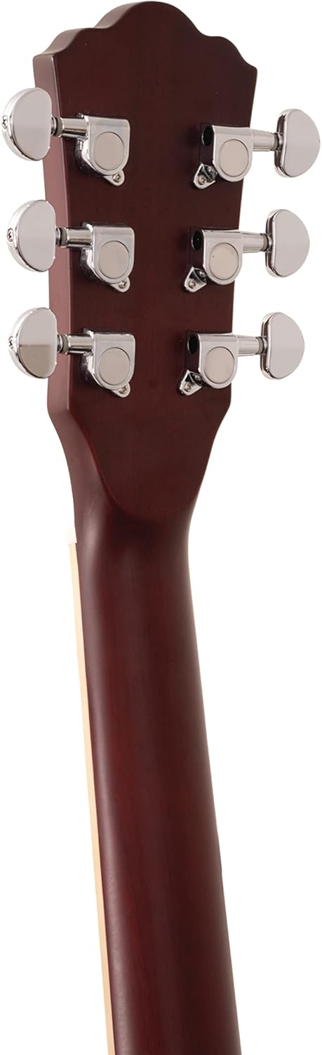 Washburn Deep Forest Burl ACE Acoustic Electric Guitar, Amber Fade (DFBACEA)