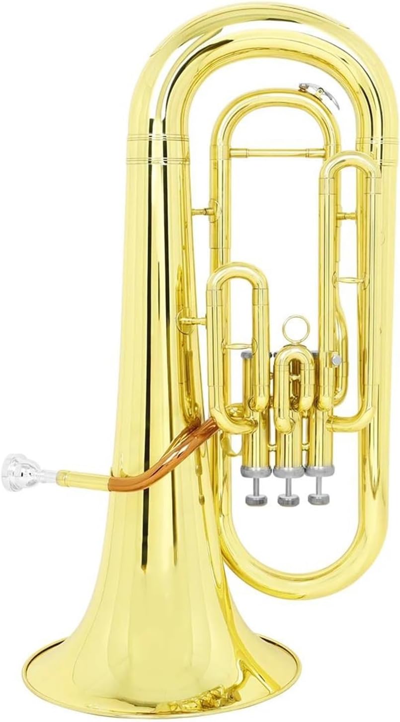 Bb Tuba Euphonium Brass Solid 3 Key With Accessories Euphonium All-brass Instrument